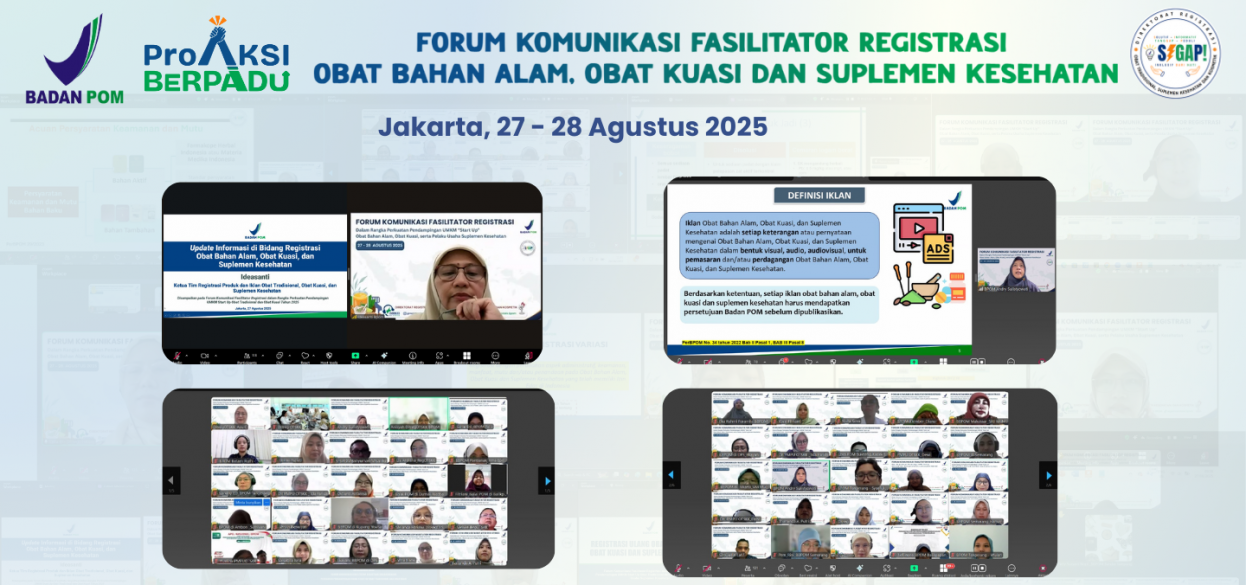 Forum Komunikasi Fasilitator Registrasi Obat Bahan Alam, Obat Kuasi dan Suplemen kesehatan