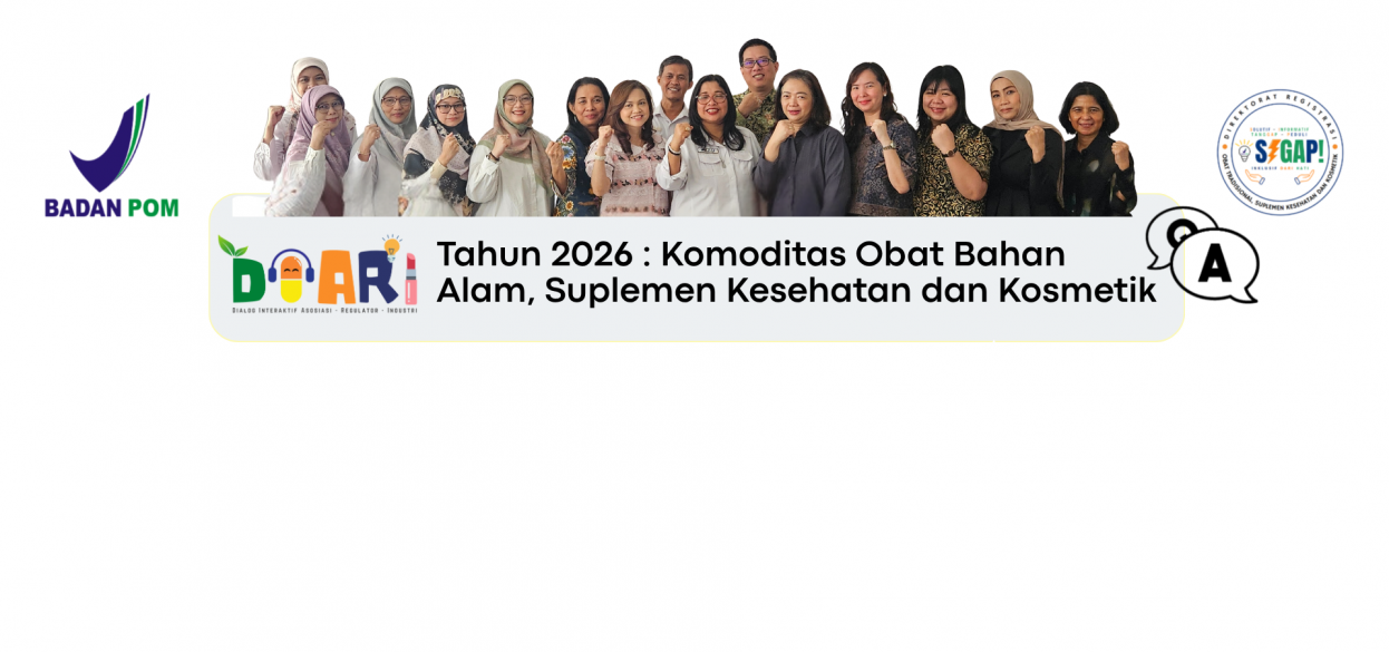 DIARI 2026: KOMODITAS PRODUK DAN IKLAN  OBAT BAHAN ALAM, OBAT KUASI, DAN SUPLEMEN KESEHATAN