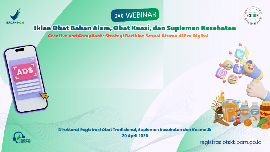 WEBINAR IKLAN Creative and Compliant Strategi Beriklan Sesuai Aturan di Era Digital Pada Senin, 20 April 2026